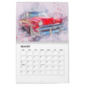 Calendrier de voiture d'art abstrait (Mar 2027)