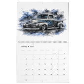 Calendrier de voitures de muscle vintage (Jan 2027)