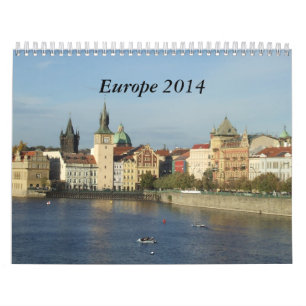 Calendrier de voyage de l'Europe 2014