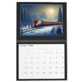 Calendrier de voyage du train (Jan 2026)