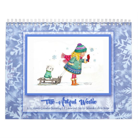Calendrier de Westie par Deborah Borgo (Protection)