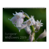 Calendrier de Wildfowers 2009 d'Européen (Protection)