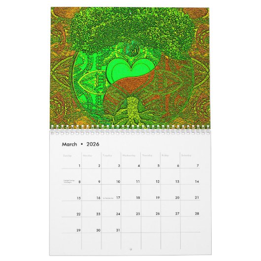 Calendrier de Yin Yang (Mar 2026)