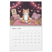 Calendrier de Yoga pour Chats 2026 (Feb 2027)