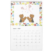 Calendrier de Yorkshire Terrier (Mar 2027)