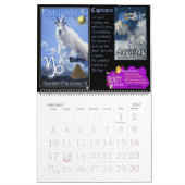 Calendrier de Zodiac et Chakra (Jan 2027)