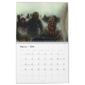 Calendrier de zombis de Halloween (Feb 2026)
