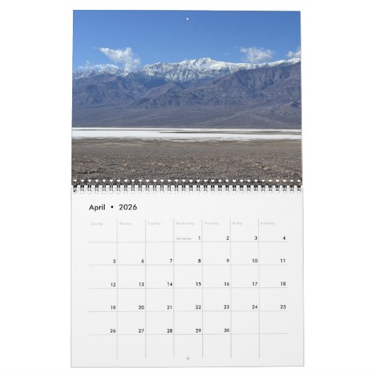 Calendrier Death Valley N.P. Wall Calendar by James Fatherree (Apr 2026)