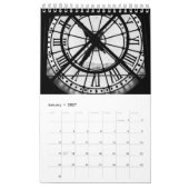 Calendrier Décor maison Paris noir et blanc (Jan 2027)