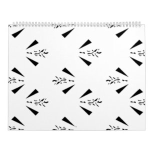 Calendrier Décoratif, Gris Charbon
