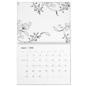 Calendrier Décoratif, Pierre à savon, Bianca (Mar 2026)