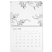 Calendrier Décoratif, Pierre à savon, Bianca (Jan 2026)