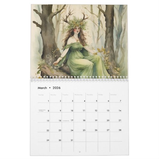 Calendrier Déesse (Mar 2026)