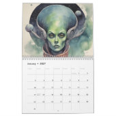 Calendrier Déesse Alien (Jan 2027)