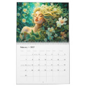 Calendrier Déesse Flora – La beauté fluide de la nature (Feb 2027)