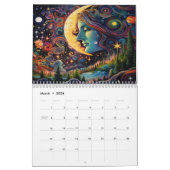 Calendrier Déesses galactiques et nuits étoilées (Mar 2026)