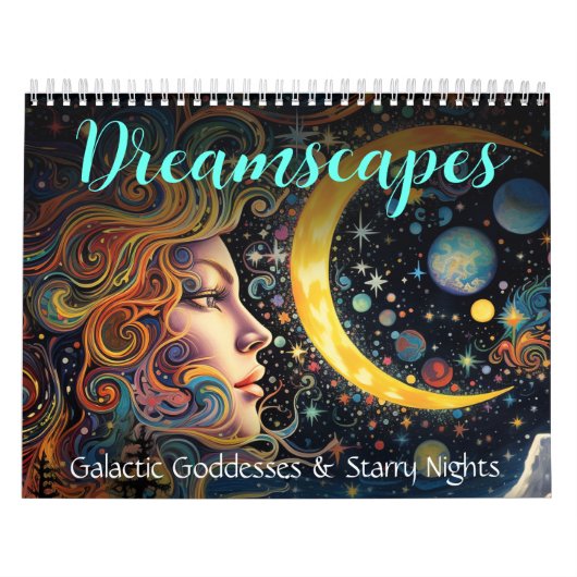 Calendrier Déesses galactiques et nuits étoilées (Protection)