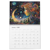 Calendrier Déesses galactiques et nuits étoilées (Jan 2027)