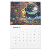 Calendrier Déesses galactiques et nuits étoilées (Feb 2027)