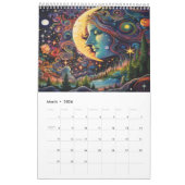 Calendrier Déesses galactiques et nuits étoilées (Mar 2026)