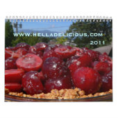 Calendrier délicieux 2011 de nourriture de Hella (Protection)