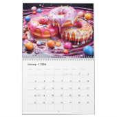 Calendrier Delicious Donuts & Sweet Flavors 2026 Calendar (Jan 2026)