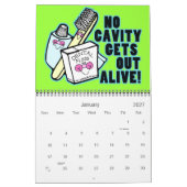 Calendrier Dentistes amusants (Jan 2027)