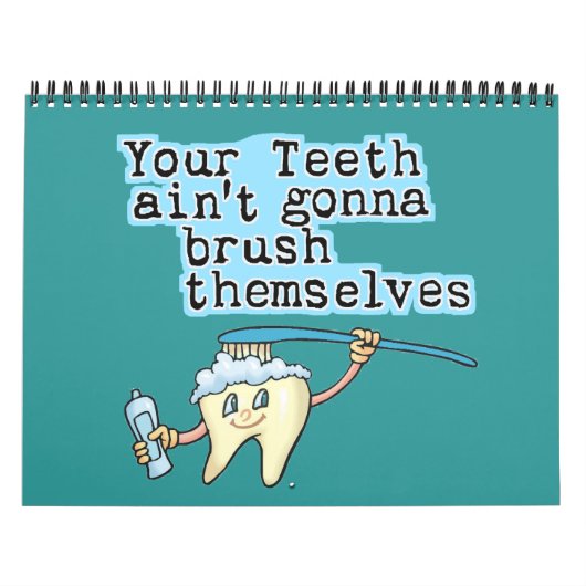 Calendrier Dentistes amusants (Protection)