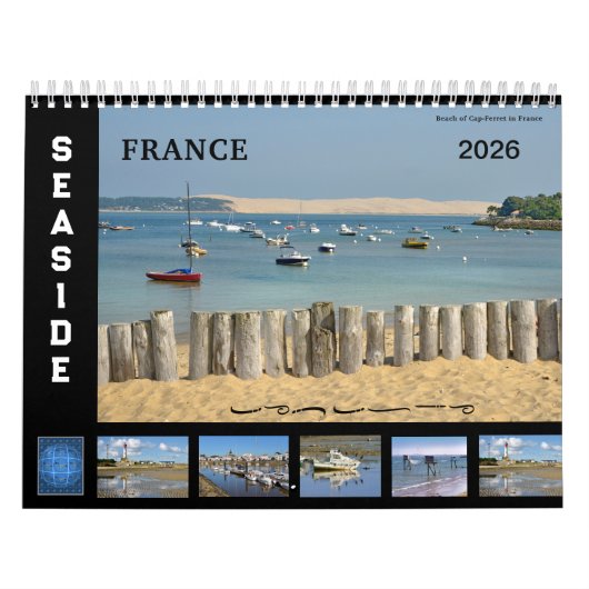 Calendrier des 12 mois du bord de mer de France (Protection)