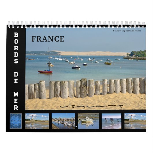 Calendrier des 12 mois du bord de mer de France (Protection)