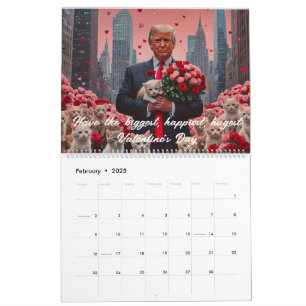 Calendrier des 12 mois du président Donald J. Trum