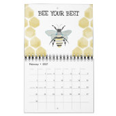 Calendrier des abeilles 2021 (Feb 2027)