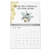 Calendrier des abeilles 2021 (Jan 2027)