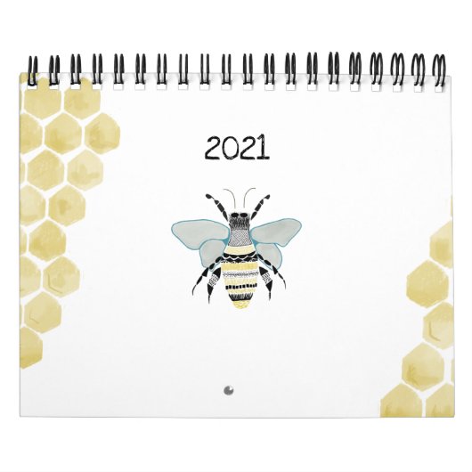 Calendrier des abeilles 2021 (Protection)