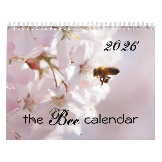 Calendrier des abeilles 2025 Miel et bourdons (Protection)