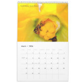 Calendrier des abeilles pour 2024 - 11 x 14¼ pouce (Mar 2026)