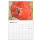 Calendrier des abeilles pour 2024 - 11 x 14¼ pouce (Feb 2026)