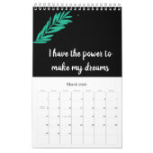 Calendrier des affirmations positives 2023 (Mar 2026)