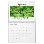 Calendrier des aliments sains (Mar 2026)