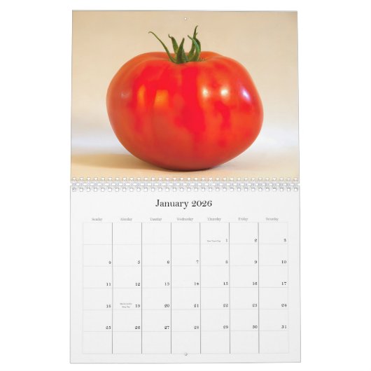 Calendrier des aliments simples (Jan 2026)
