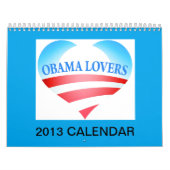 Calendrier des amants 2013 d'Obama (Protection)