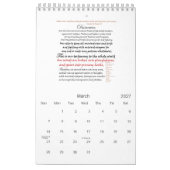 Calendrier des amis (Quaker) 2023 (Mar 2027)