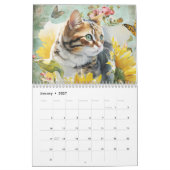 Calendrier des Amoureux de les chats (Jan 2027)