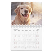 Calendrier des Amoureux de les chiens 2024 (Jan 2026)