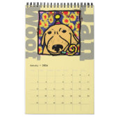 Calendrier des Amoureux de les chiens 2024 (Jan 2026)