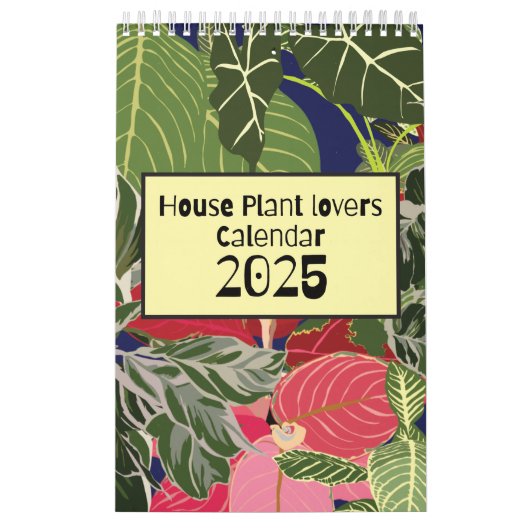 Calendrier des amoureux des Plantes de maison 2025 (Protection)