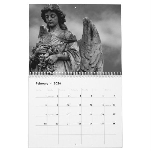 Calendrier des anges (Feb 2026)