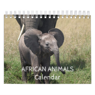 Calendrier des animaux africains