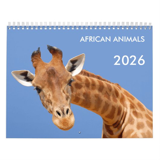 Calendrier des animaux africains (Protection)