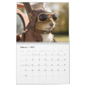 Calendrier des animaux amusants 2024 (Feb 2027)